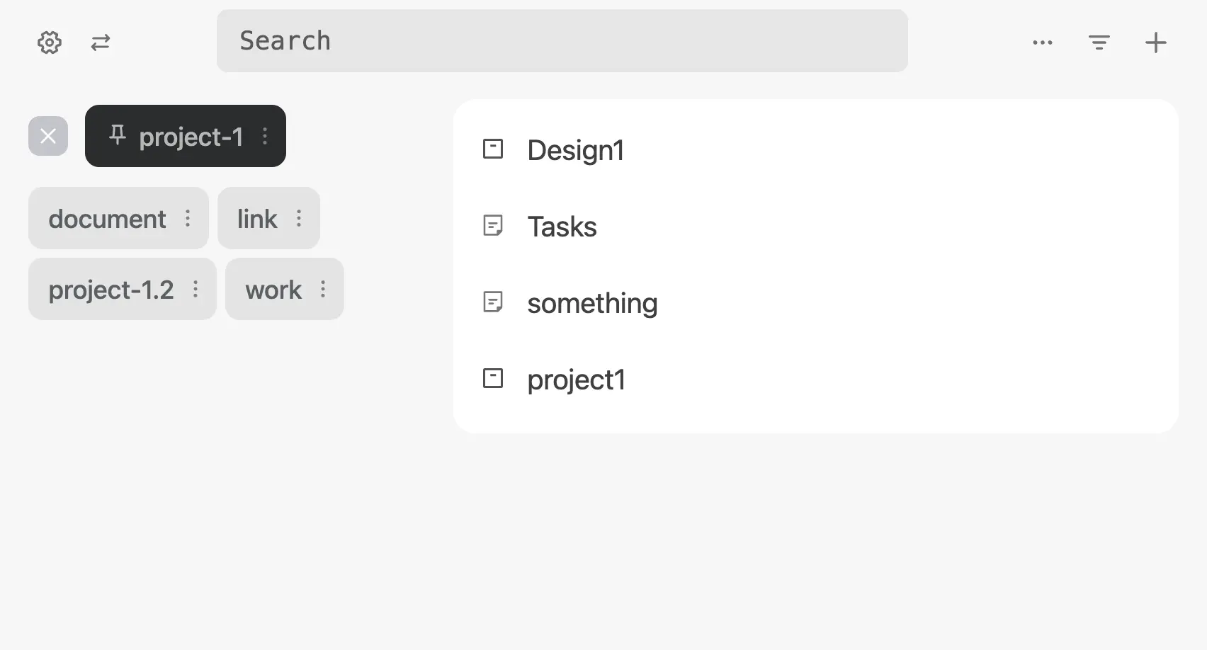 Tagst desktop